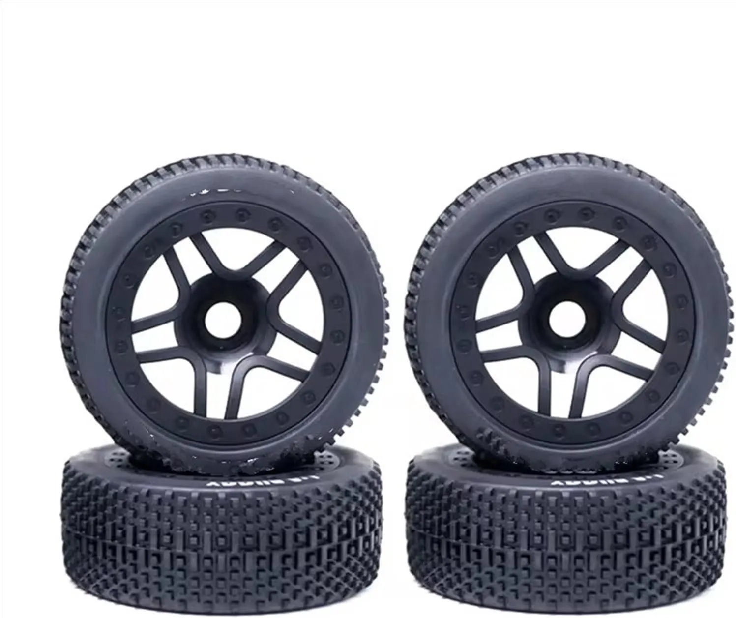 Compatible with ARRMA for Redcat for Team for Losi for Kyosho for VRX for HPI for HSP 111mm 1/8 RC Off Road for Buggy Tires Wheel 17mm Hex RC Wheel Tires