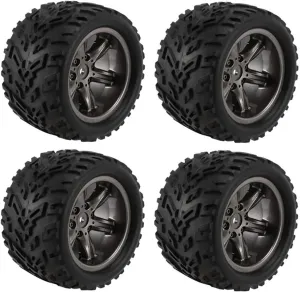 Compatible with XINLEHONG for 9125 9116 X9115 X9116 for GPTOYS S911 S912 4Pcs Tires Tyre Wheel 1/12 RC Car Replacement RC Car Tire RC Wheel Tires
