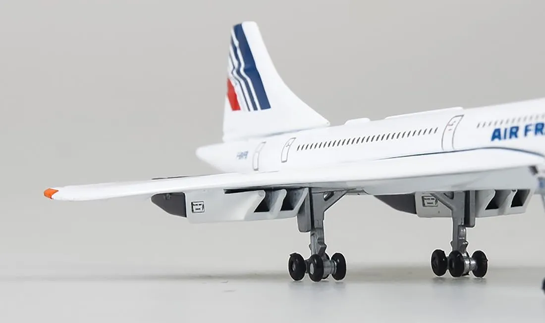 Concorde Diecast Supersonic Jet Airplane Model 1/400 Scale Metal Air France F-BVFB Plane for Gift Collectible