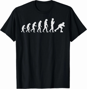 Cool Inline Skating Evolution | Funny Rollerblading Fan Gift T-Shirt