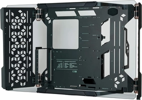 Cooler Master MasterFrame 700 Customizable Open-Air Frame ATX Case, Panoramic Tempered Glass, Premium Variable Friction Hinges, Built-In VESA Mount, Test Bench Mode