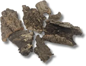 Cork Bark Bits - for Orchids, Airplants, Reptiles, Frogs, Springtails, Isopods, Terrariums, and Crafts (8)