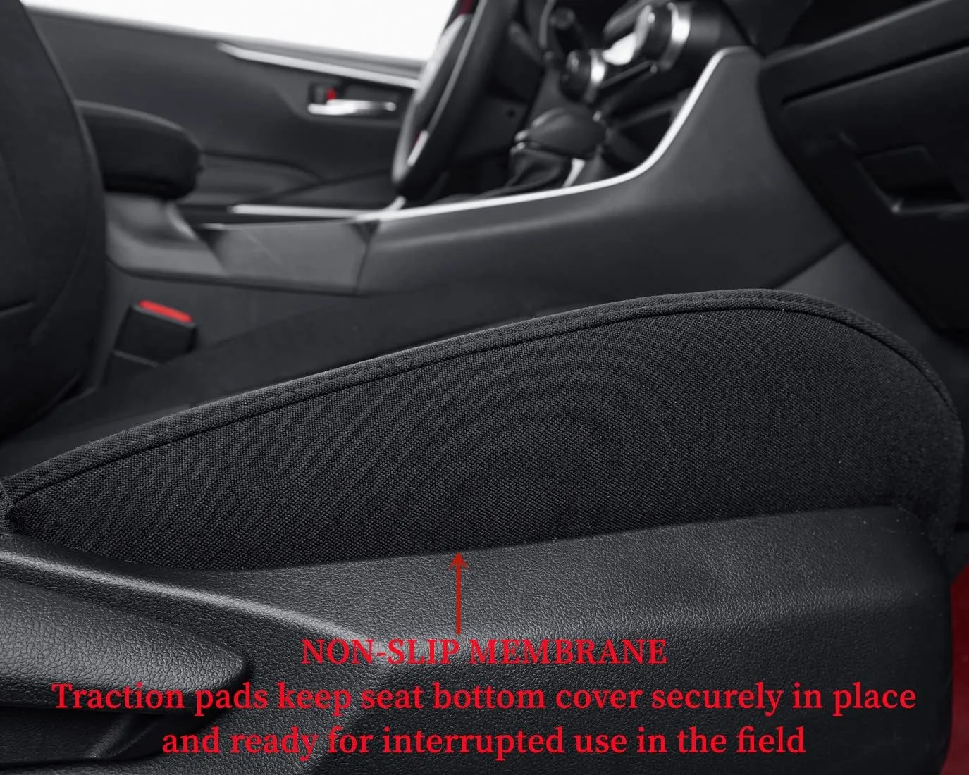 coverdream RAV4 Seat Covers Custom Fit for 2019-2024 2025 Toyota RAV4 LE,XLE,XLE Premium,Limited,Full Coverage,Airbag Compatible,Polyester Car Seat Protector(Full Set,Black)