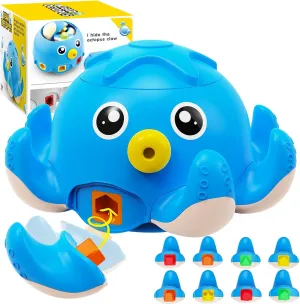 CPSYUB Octopus Sorting Toys, Preschool Learning Activities Matching Game, Color Shape Recognition Fine Motor Toddler Toys, Educational Montessori Sensory Bin Toys, Novelty Gift for 3  Years Kids