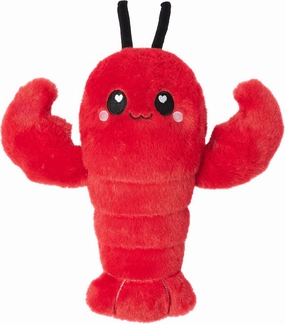 Crustacean Microwavable Unscented Heating Pad for Women - Warm Cozy Plush Heatable Stuffed Toy Animal - Hot and Cold Heat Bag Gift for Women and Girls Red