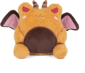 Cuddle Barn PlushGoals - Jersey Devil Wawa The Froggie Stuffed Animal Frog Plush Toy Soft Orange Kawaii, 6 inches