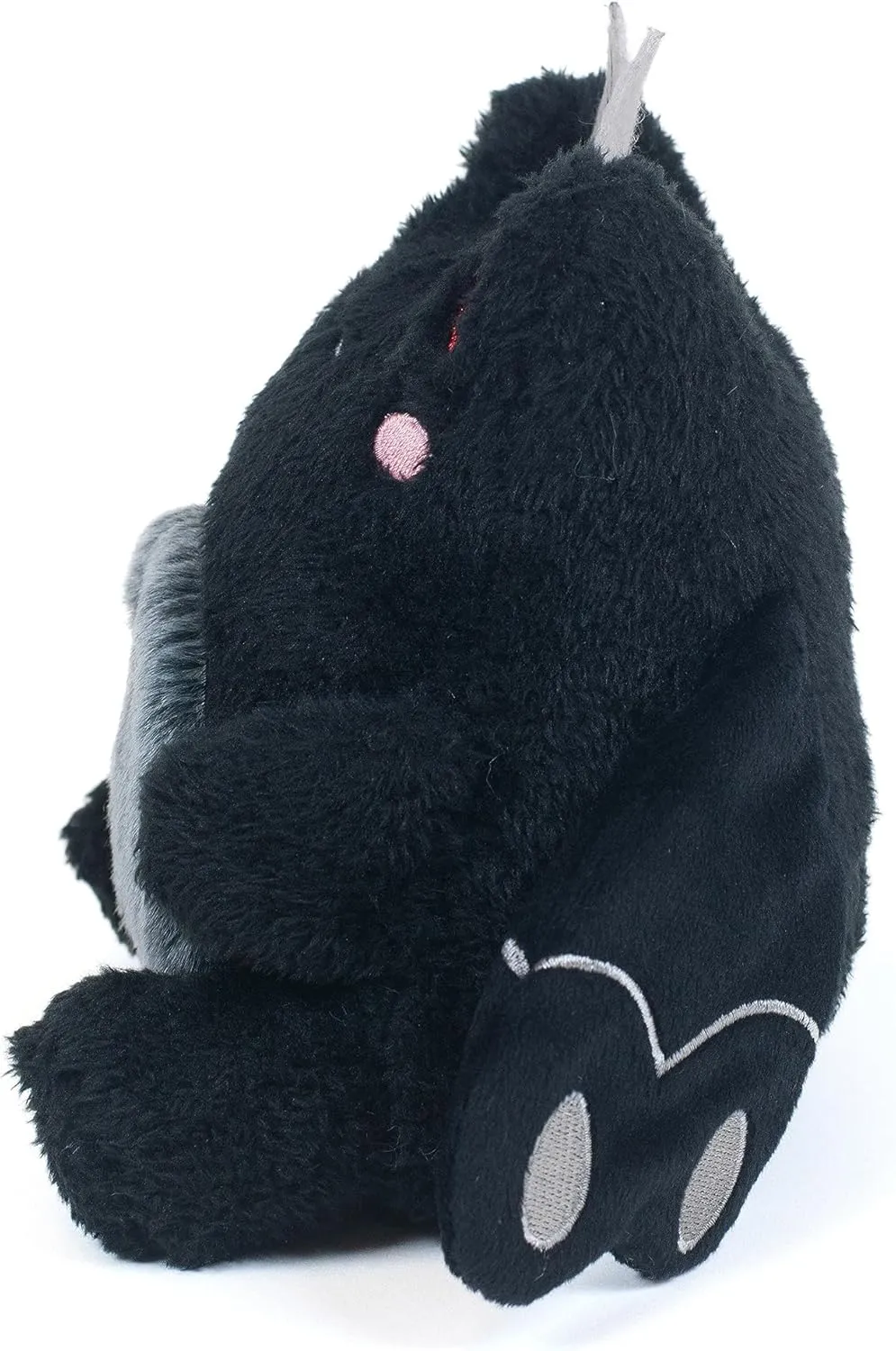Cuddle Barn PlushGoals - Mothman Wawa The Froggie Soft Black Stuffed Animal Kawaii Frog Plush Toy, 6 inches