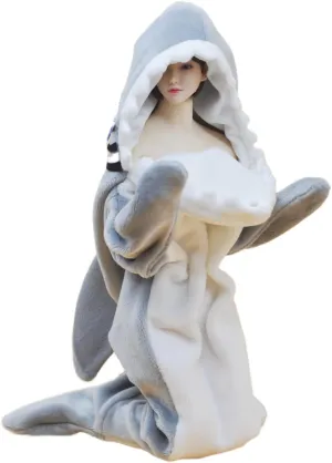 CUKETOYS 1/6 Scale Doll Clothing Cute Cosplay Set cos Shark Anime Costume for 12 inch Woman Action Figure Body MA041D