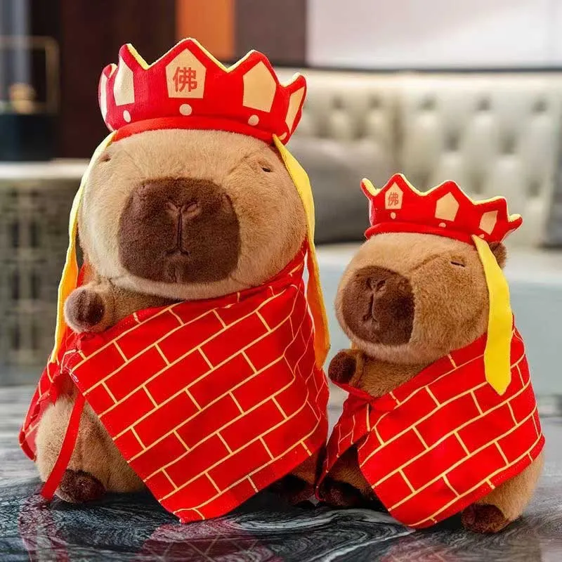Cute Buddha Capybara Plush™