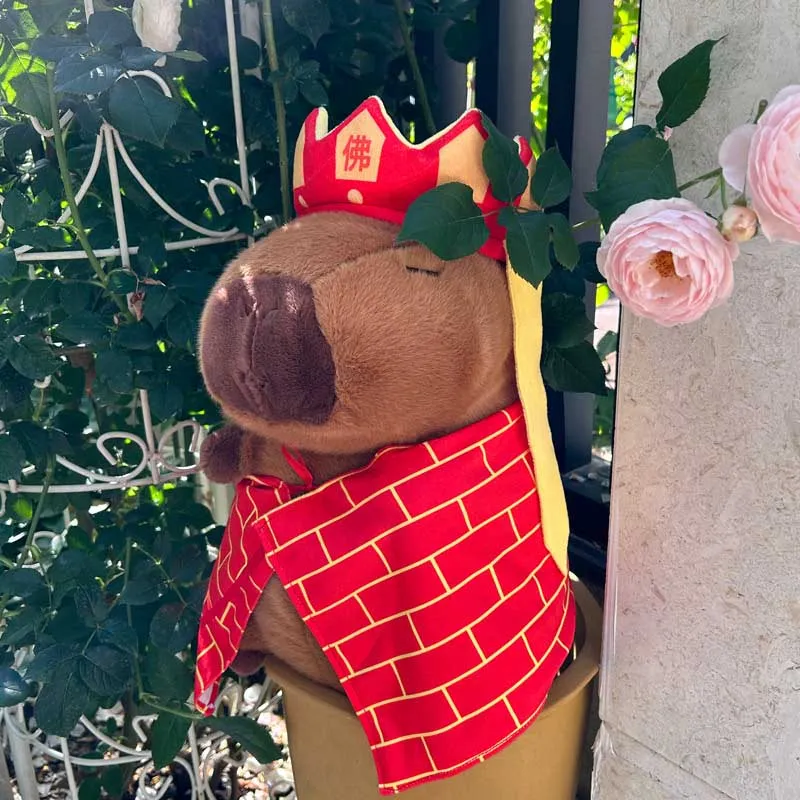 Cute Buddha Capybara Plush™