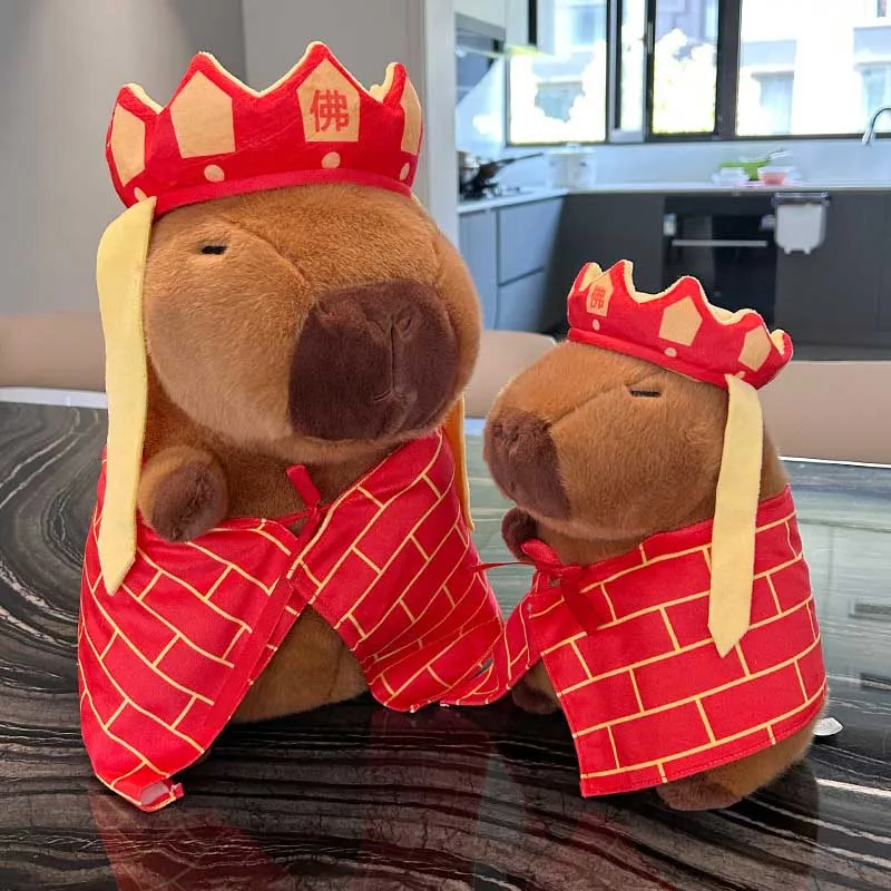 Cute Buddha Capybara Plush™