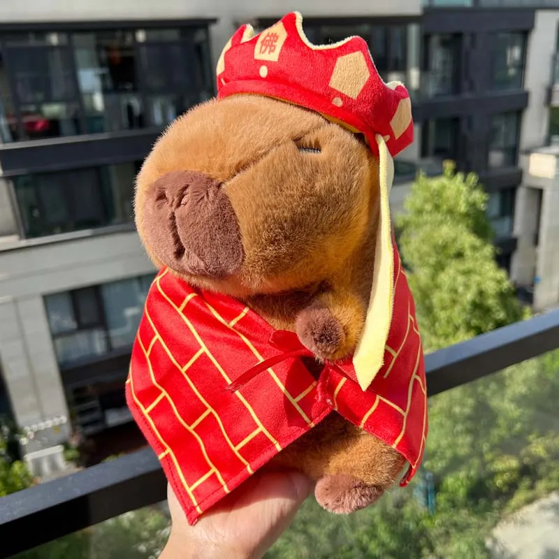 Cute Buddha Capybara Plush™