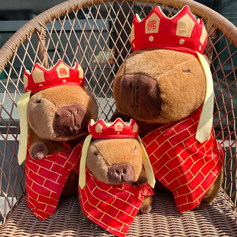 Cute Buddha Capybara Plush™