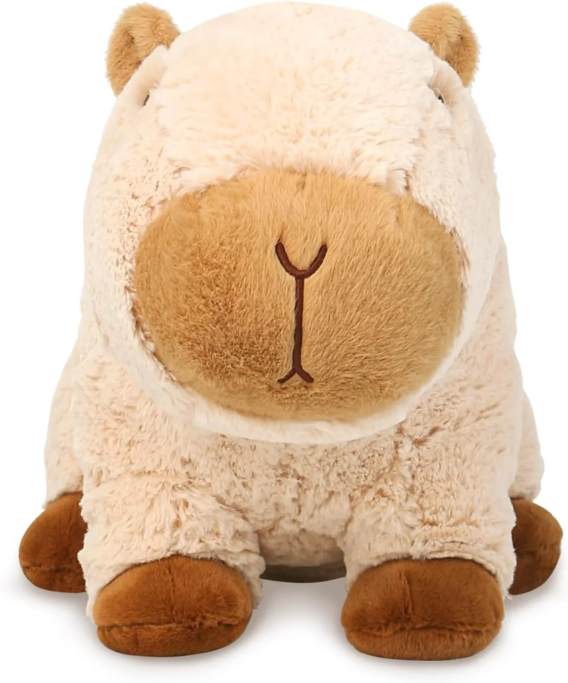 Cute Capybara Plush Pillows Kawaii Soft Capybara Stuffed Animals Capybara Plushie Birthday for Kids(13.7in)