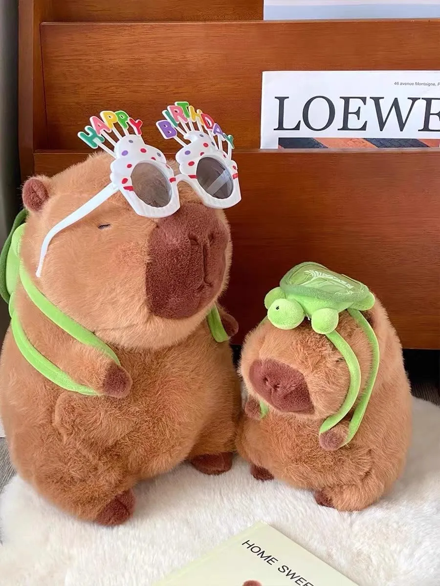 Cute Capybara Plush Toy,Kawaii Capybara Stuffed Animals Stuffed Toy,Soft Plush Doll Pillow for Kids Boys Girls (35cm/13.7 Inches)
