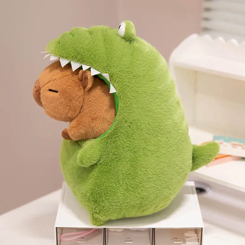 Cute Crocodile with Capybara Plush Toy