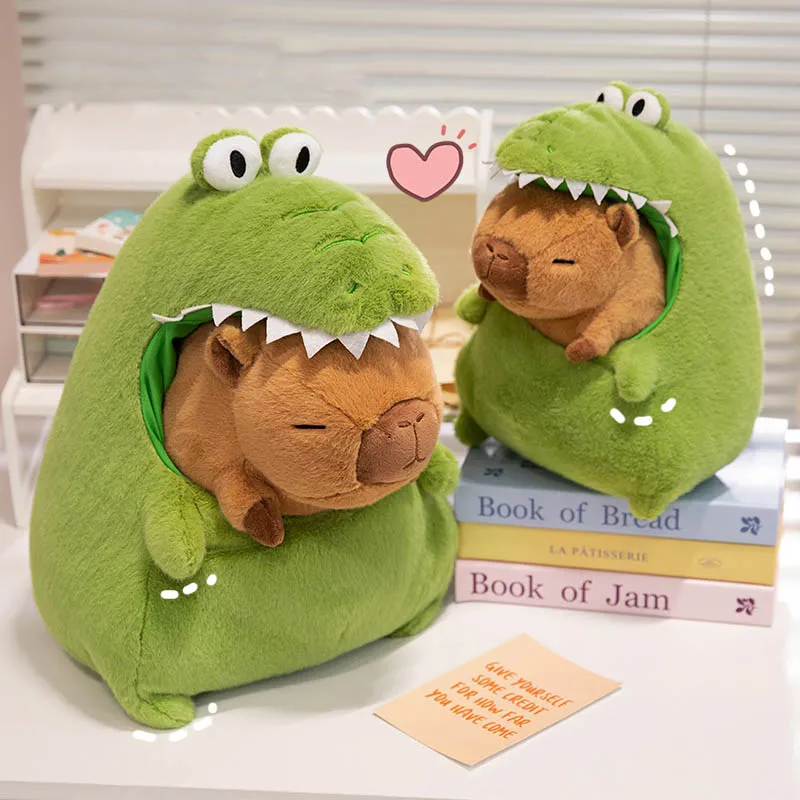Cute Crocodile with Capybara Plush Toy