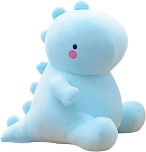 Cute Dinosaur Plush Toys, Fat Dinosaur Stuffed Animals Toys Dolls, Soft Plush Stuffed Animal Dino Plushie, Birthday Gifts for Kids Girls Boys Blue 20 inch