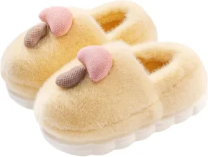Cute Mushroom Slippers for Women Men Memory Foam Cartoon Fuzzy Warm slippers Indoor House Home Winter Shoes