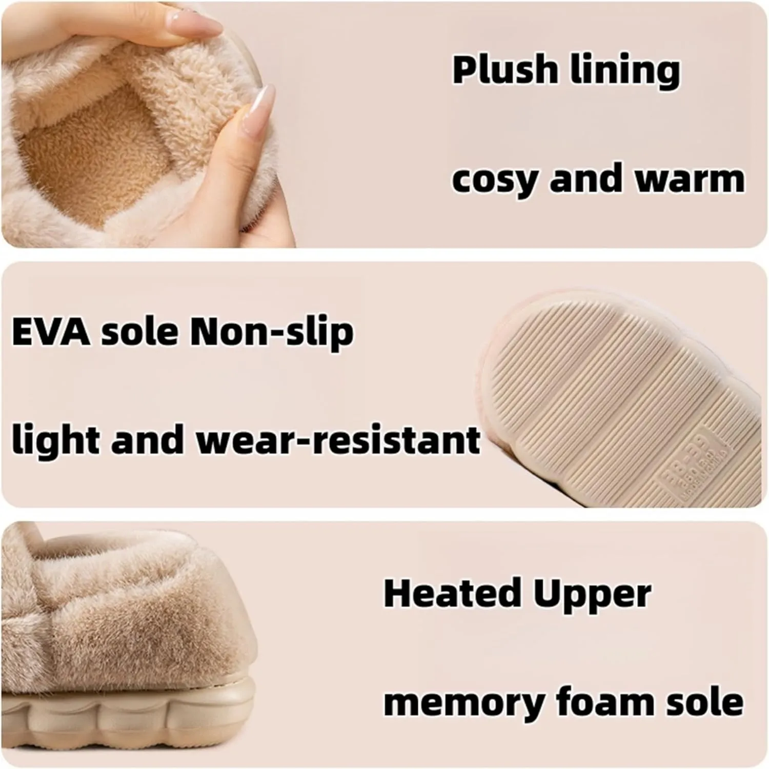 Cute Mushroom Slippers for Women Men Memory Foam Cartoon Fuzzy Warm slippers Indoor House Home Winter Shoes