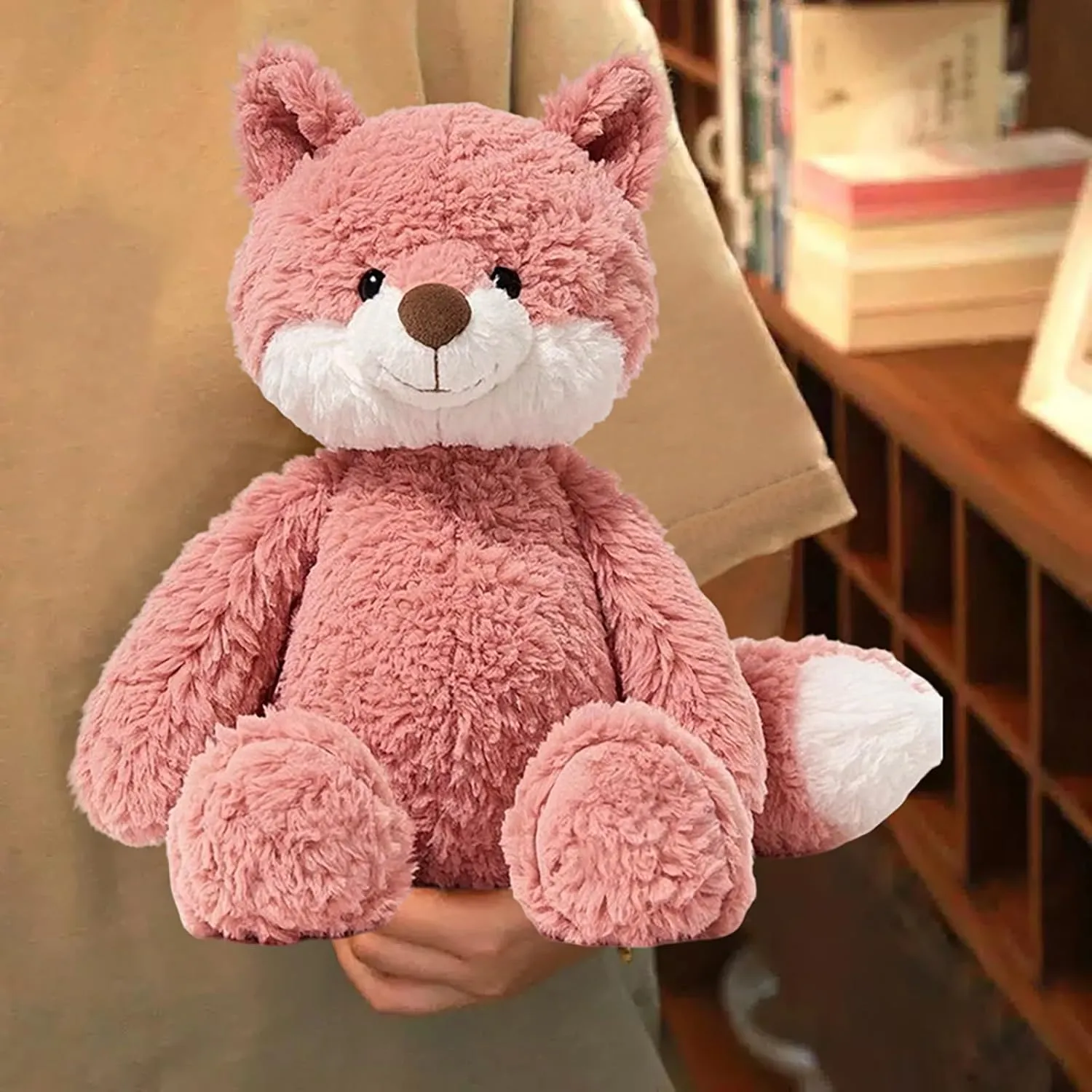 Cute Stuffed Animal, Gray Wolf Plush Toy, a Cute and Comfortable Companion, Perfect as a Sweet Birthday (Yellow Dinosaur)