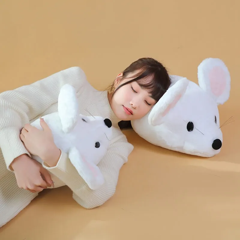 Cute White Rat Mouse Stuffed Animal Plush Toy