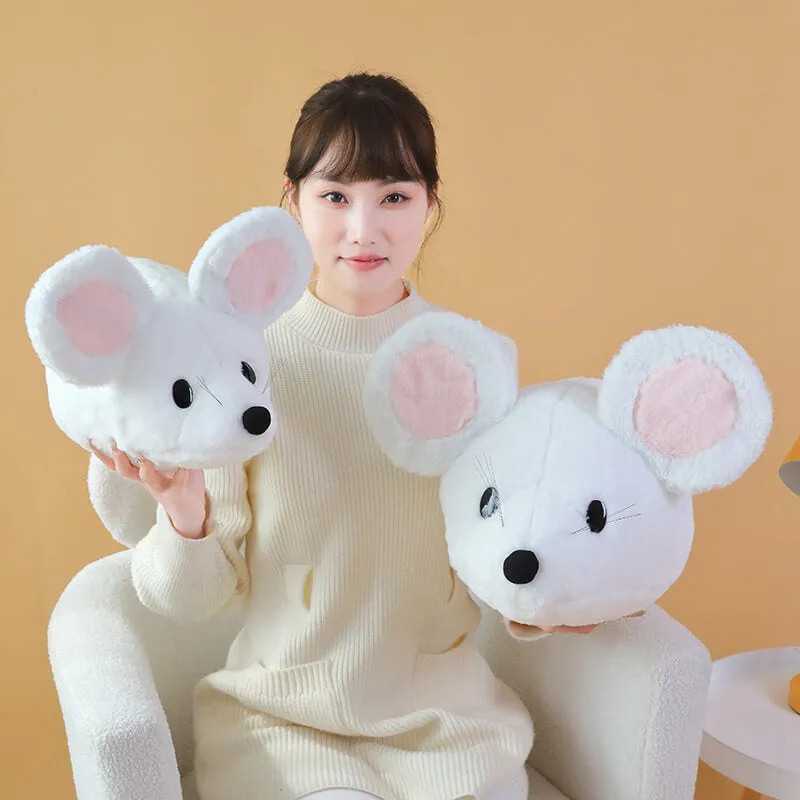 Cute White Rat Mouse Stuffed Animal Plush Toy
