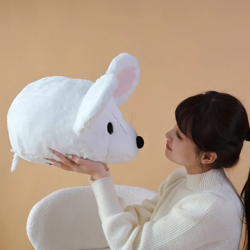 Cute White Rat Mouse Stuffed Animal Plush Toy