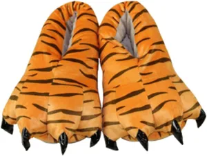CuteOn Unisex Soft Plush Cartoon Winter Slippers Cosplay Costume Animal Paw Claw Shoes