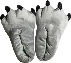 CuteOn Unisex Soft Plush Cartoon Winter Slippers Cosplay Costume Animal Paw Claw Shoes