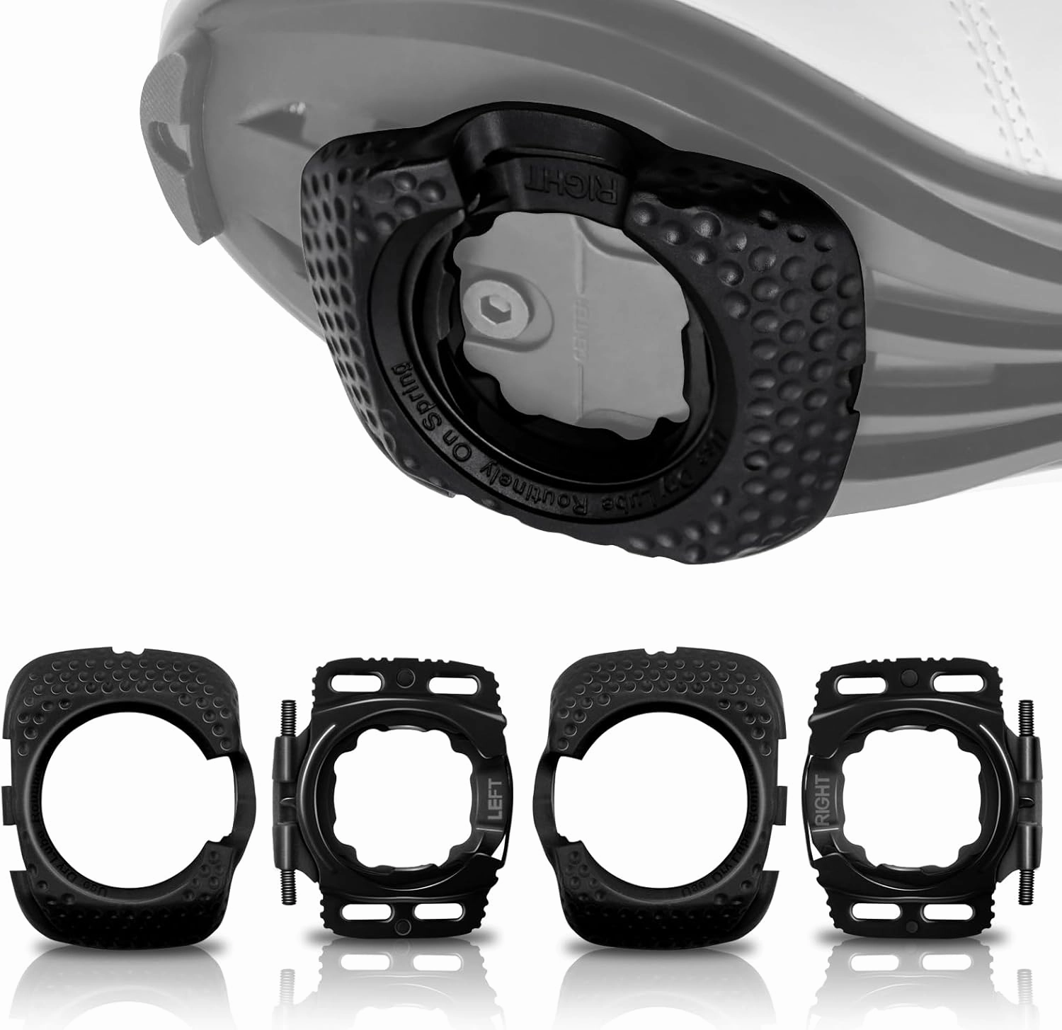 Cycling Shoes Cleats, Bike Cleats Self-Locking, Quick Release, Aerodynamic for Wahoo SpeedPlay Zero