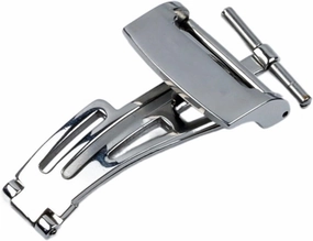 DASEB 18mm Watch Accessories Butterfly Buckle For AP Royal Oak Series Leather Rubber Strap Clasp Stainless Steel Folding Buckle