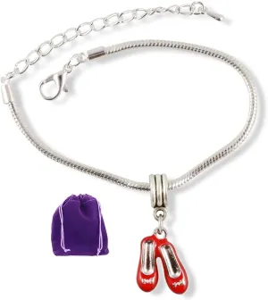Dave The Bunny Oz Gifts - Red Ruby Slippers Oz Women and Men Iconic Wizard Figure Oz Gifts for Women to go in your Oz Jewelry Box as Great Oz Ornaments