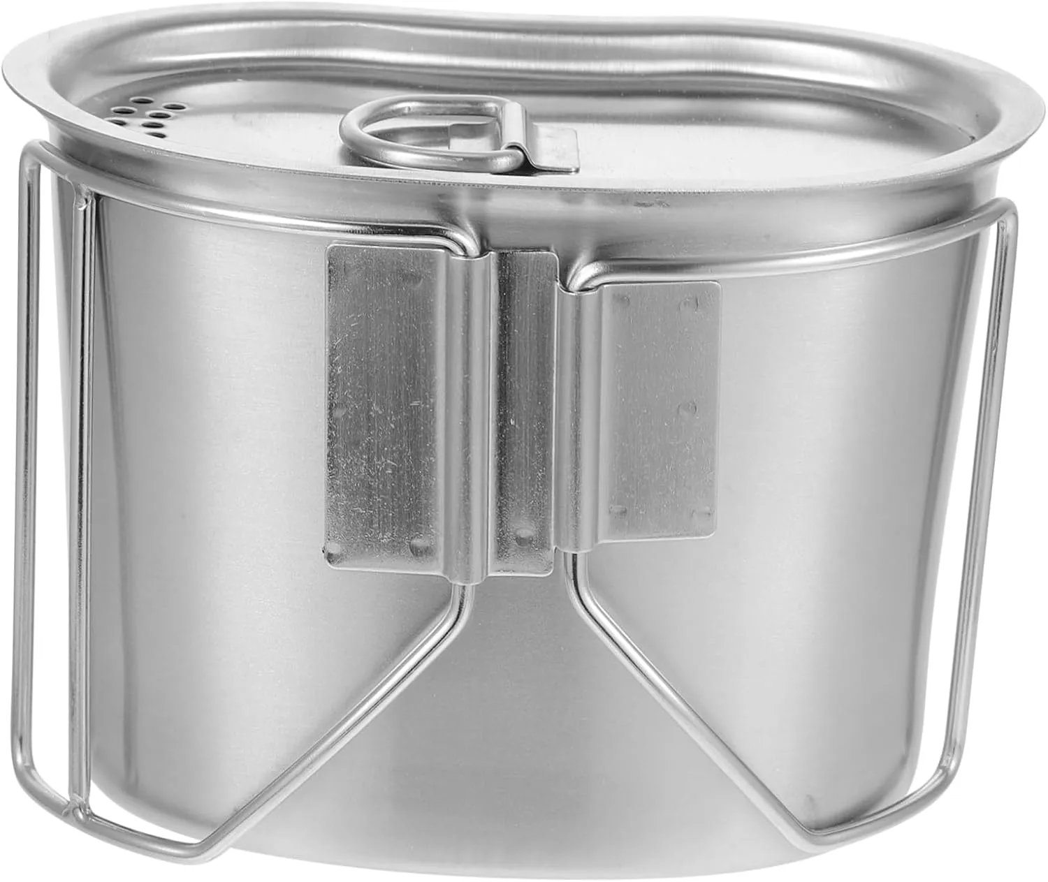 DECHOUS Stainless Camping Cookware Cup Portable Pot for Outdoor Hiking Camping