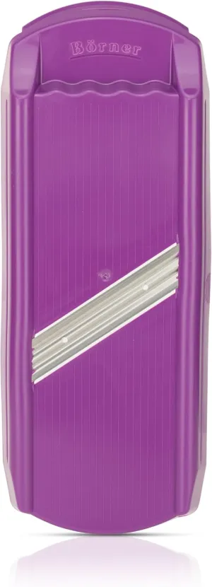 DesignLine Slicer • Vegetable Slicer Ideal Cucumber Slicer, Carrot Slicer and Cabbage Chopper • Vegetable Chopper for Fruit/Vegetable Slices • Made in Germany Kitchen Slicer (Purple)