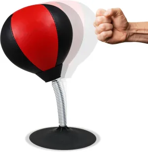 Desk Punching Bag – Stress Relief Toy for Office & Home, Desktop Boxing Ball with Suction Cup, Mini Anti-Stress Punching Bag for Adults & Kids, Fun Anger Management Gift for Coworkers, Teens, Men