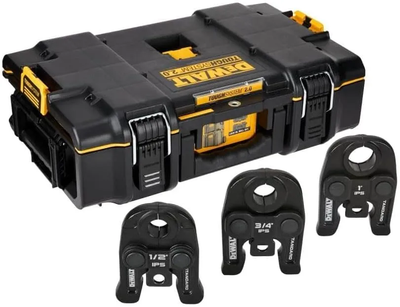 DEWALT Press Kit Tool Kit, Jaw, 1/2 to 1 Inch (DCE202K)