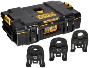 DEWALT Press Kit Tool Kit, Jaw, 1/2 to 1 Inch (DCE202K)