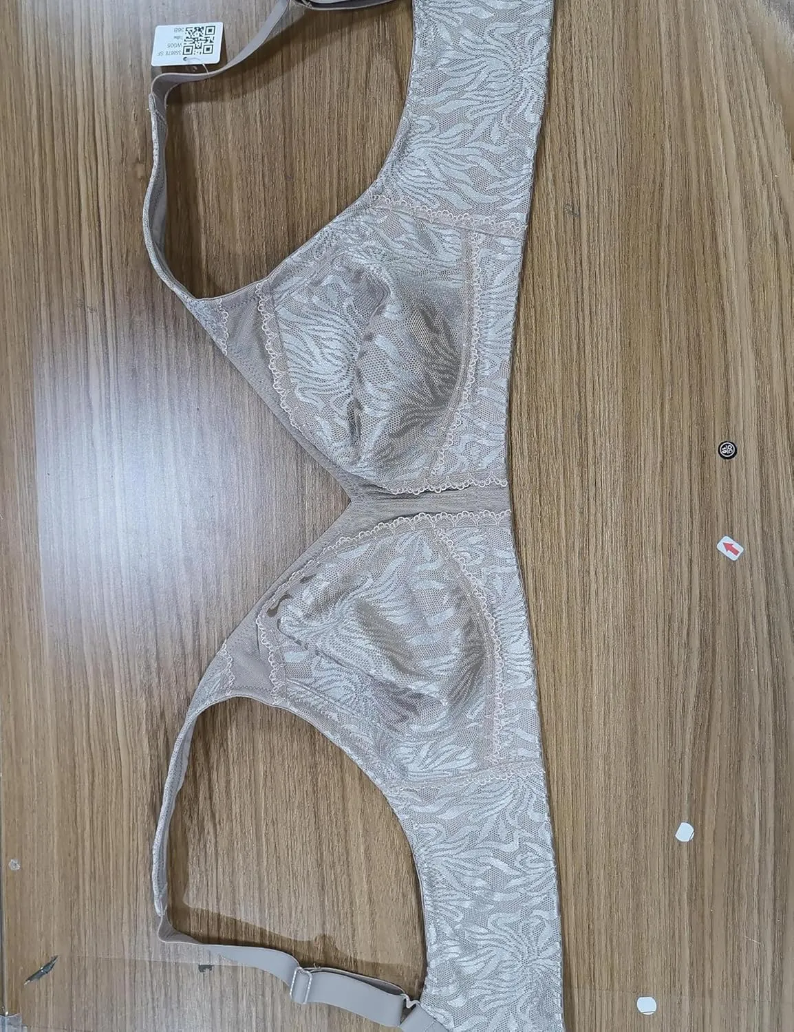 Deyllo Women's Full Coverage Plus Size Comfort Minimizer Bra Wirefree Non Padded