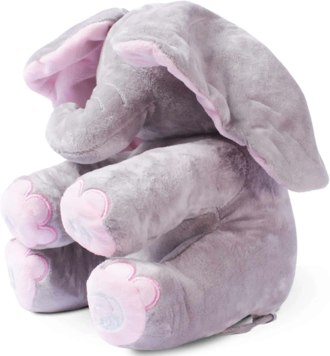 Dimple Kaia Peek A Boo Elephant Toy, Interactive Singing Stuffed Elephant Plush with Moving Ears, Musical Stuffed Animal for Babies and Toddlers, Adorable Elephant Baby Toy
