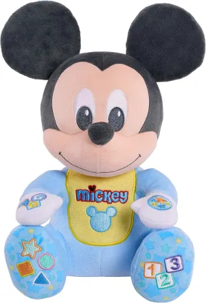Disney Baby Musical Discovery Plush Mickey Mouse, Officially Licensed Kids Toys for Ages 06 Month by Just Play