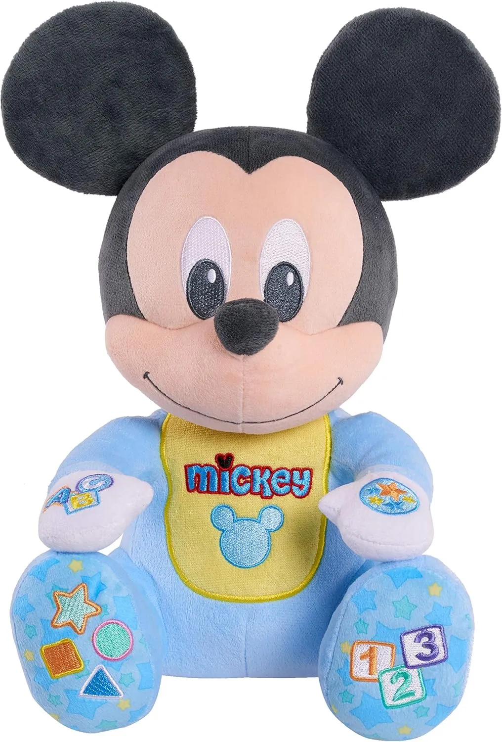 Disney Baby Musical Discovery Plush Mickey Mouse, Officially Licensed Kids Toys for Ages 06 Month by Just Play