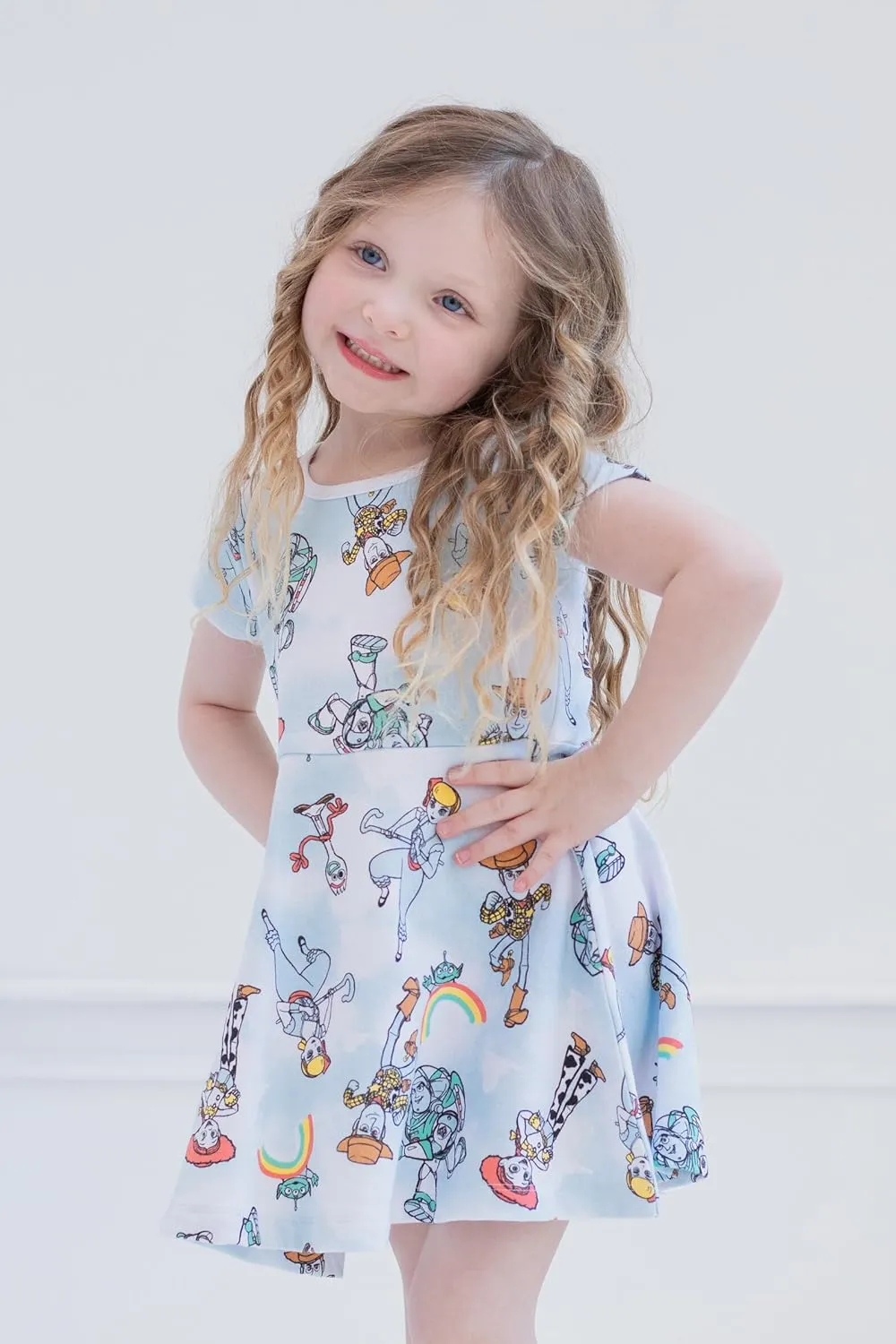 Disney French Terry Skater Dress Infant to Big Kid Sizes (18 Months - 14-16)