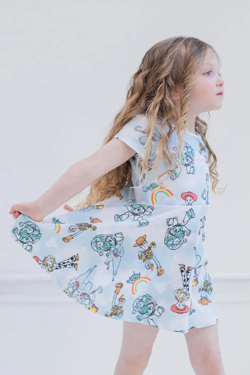 Disney French Terry Skater Dress Infant to Big Kid Sizes (18 Months - 14-16)