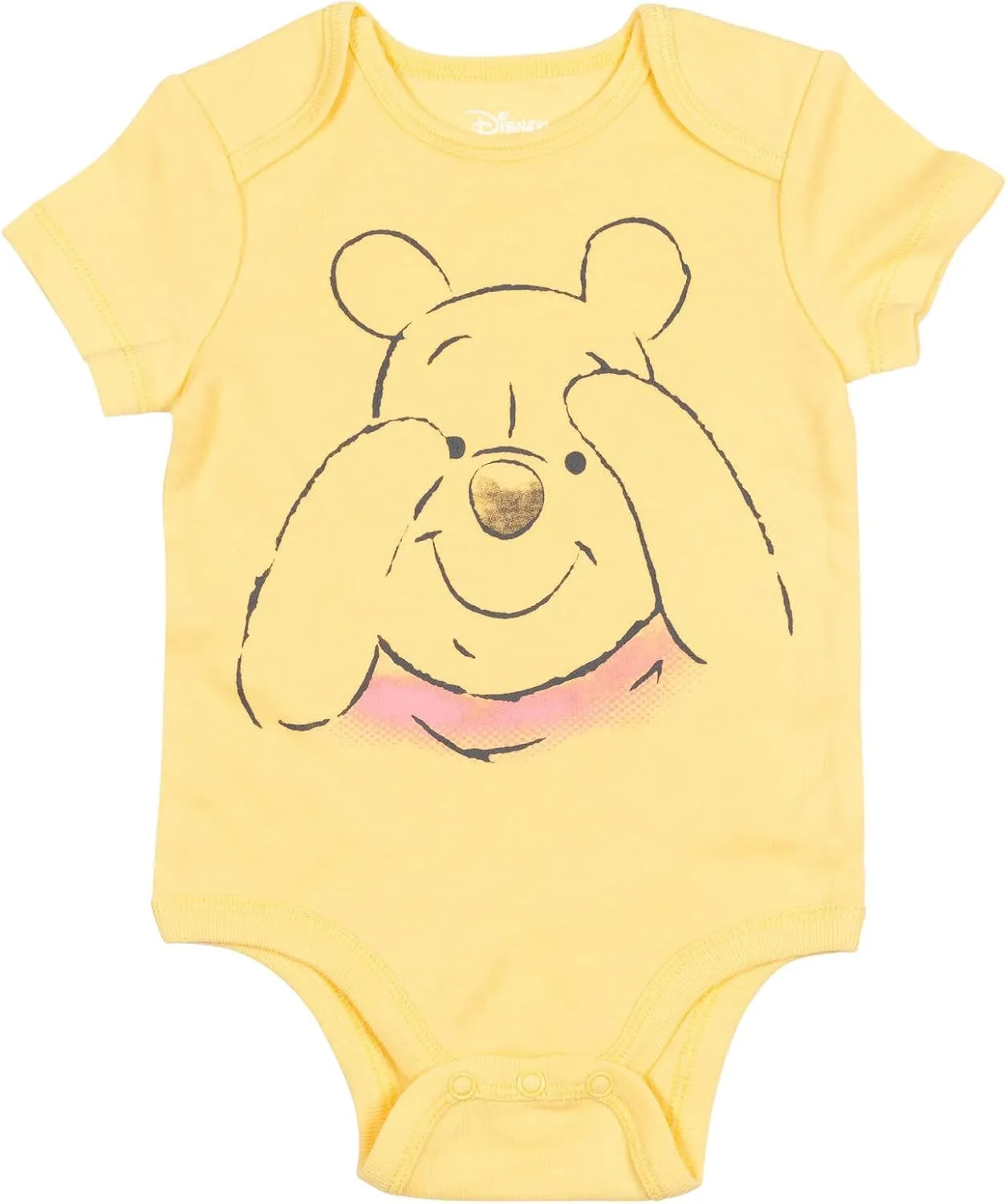 Disney Mickey Mouse Lion King Winnie the Pooh Pixar Toy Story Finding Nemo Baby 5 Pack Bodysuits Newborn to Infant