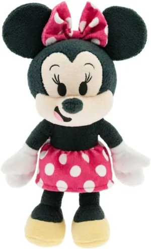 Disney Store Official My First Plush - Minnie Mouse 2025 - Stuffed Animals for Babies with Pastel Colors, Embroidered Features, Super Soft and Huggable Cute Plushies for All Ages