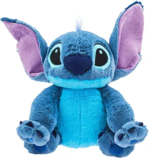 Disney Store Stitch Plush Soft Toy, 15”, Lilo and Stitch, Cuddly Alien Soft Toy with Big Floppy Ears and Fuzzy Texture, Suitable for All Ages