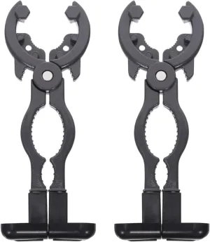DOITOOL 2pcs Multi-function Spanner Wrench for Gas Tank Pressure Reducing Valves Compact Home Tool Non-slip Handle Versatile Bottle Opener and Walnut Clip Easy to Use and Carry