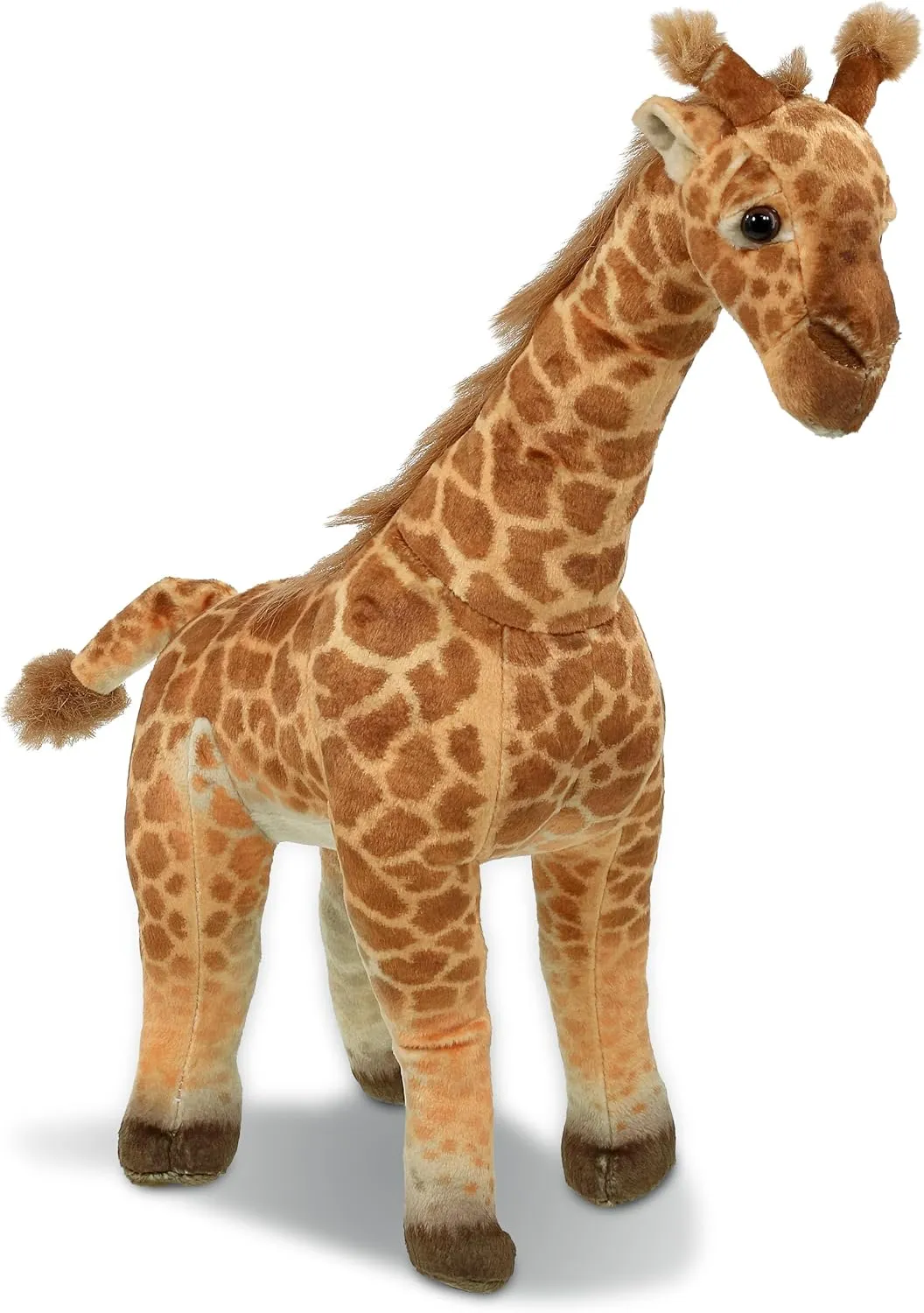 DolliBu Giraffe Stuffed Animal - Huggable Giraffe Plush, Adorable Playtime Giraffe Plush Toy, Cute Wildlife Animal Cuddle Gifts, Super Soft Plush Doll Animal Toy for Kids and Adults - 15 Inches