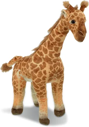 DolliBu Giraffe Stuffed Animal - Huggable Giraffe Plush, Adorable Playtime Giraffe Plush Toy, Cute Wildlife Animal Cuddle Gifts, Super Soft Plush Doll Animal Toy for Kids and Adults - 15 Inches